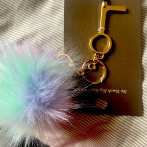 Women’s furball keychain
